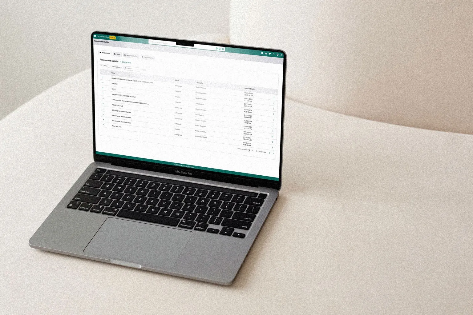 Builder Suite platform interface
