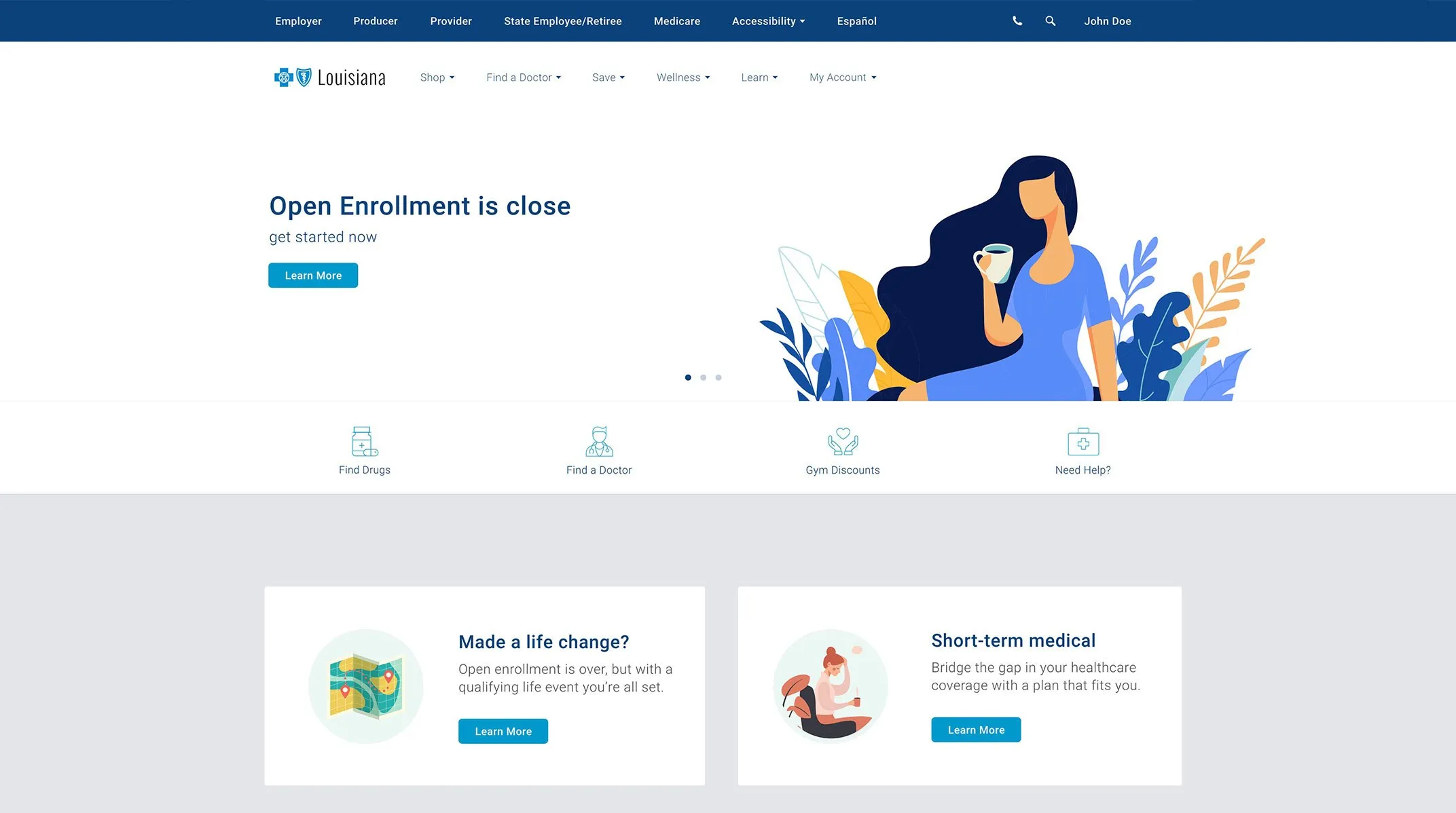 Blue Cross Blue Shield member portal